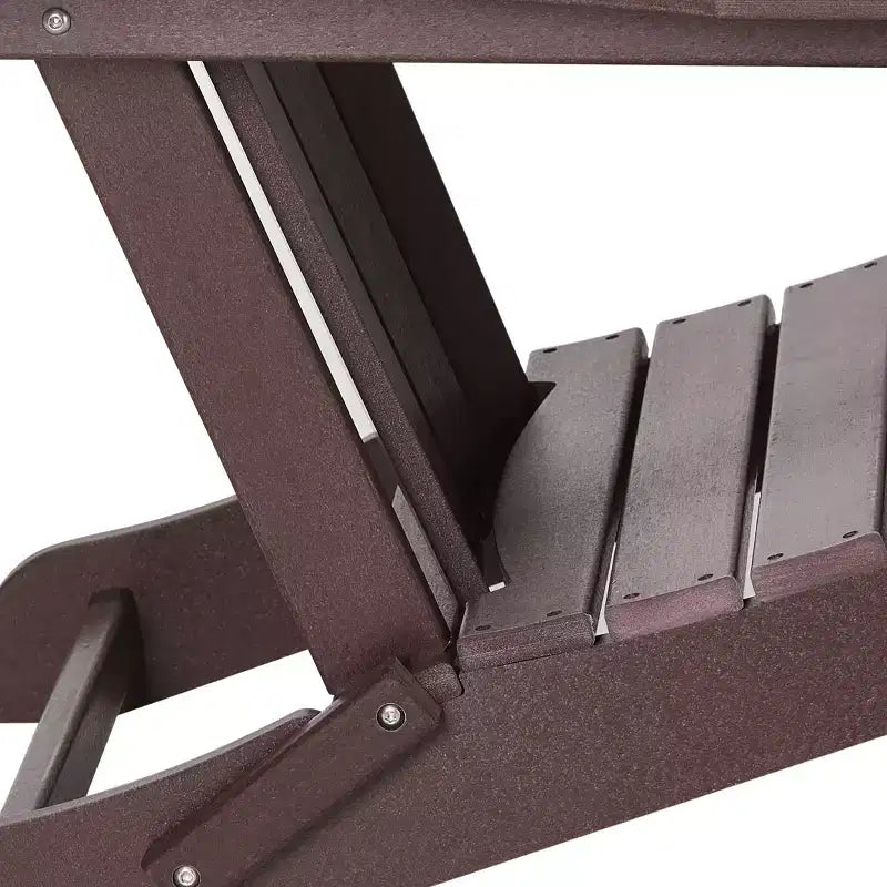 WestinTrends Malibu Sedia Adirondack Pieghevole da Esterni in Polietilene (Set di 8)