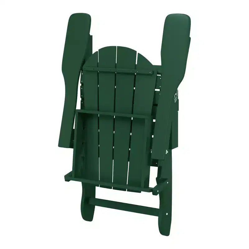 WestinTrends Malibu Sedia Adirondack Pieghevole da Esterni in Polietilene (Set di 8)