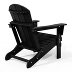 WestinTrends Malibu Sedia Adirondack Pieghevole da Esterni in Polietilene (Set di 8)
