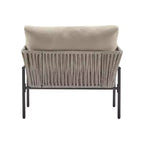 Christopher Knight Home Alma 36 Outdoor Rattan Weave Iron Club Chair with Plush Cushions (Set of 2)