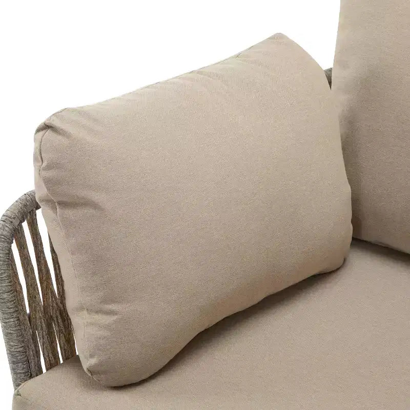 Christopher Knight Home Alma 36 Outdoor Rattan Weave Iron Club Chair with Plush Cushions (Set of 2)