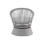 Christopher Knight Home Acheson Modern Outdoor Rattan and Iron Upholstered Accent Chair (Set of 2)