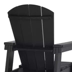 WestinTrends Malibu Kids Outdoor Adirondack Plastic Patio Chair (Set of 2)