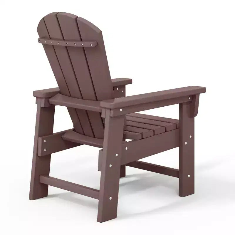 WestinTrends Malibu Kids Outdoor Adirondack Plastic Patio Chair (Set of 2)