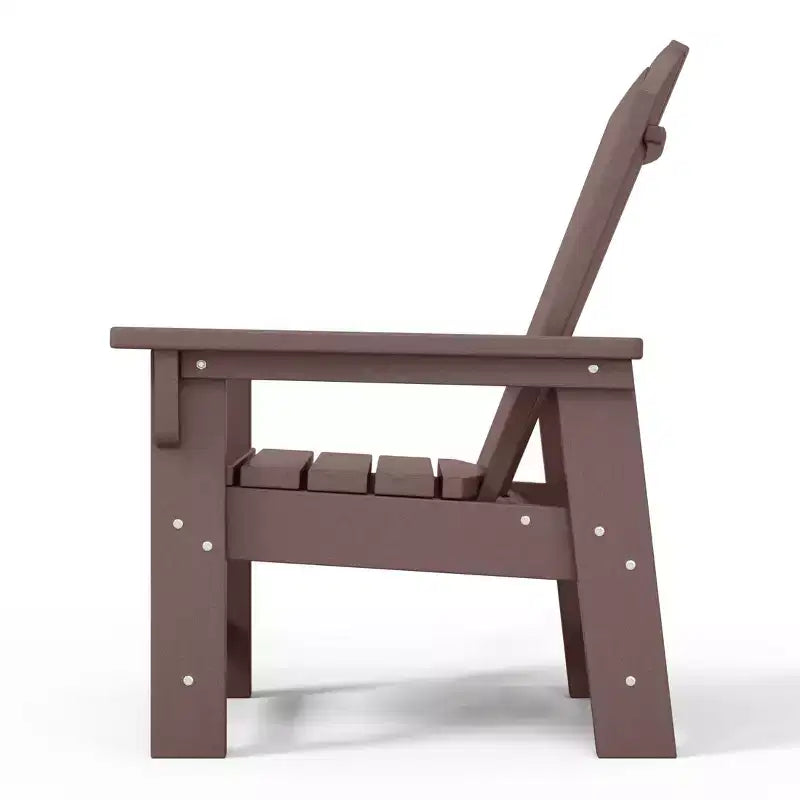 WestinTrends Malibu Kids Outdoor Adirondack Plastic Patio Chair (Set of 2)
