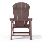 WestinTrends Malibu Kids Outdoor Adirondack Plastic Patio Chair (Set of 2)