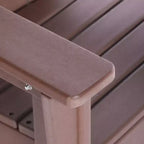 WestinTrends Malibu Kids Outdoor Adirondack Plastic Patio Chair (Set of 2)