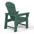 WestinTrends Malibu Kids Outdoor Adirondack Plastic Patio Chair (Set of 2)