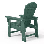 WestinTrends Malibu Kids Outdoor Adirondack Plastic Patio Chair (Set of 2)