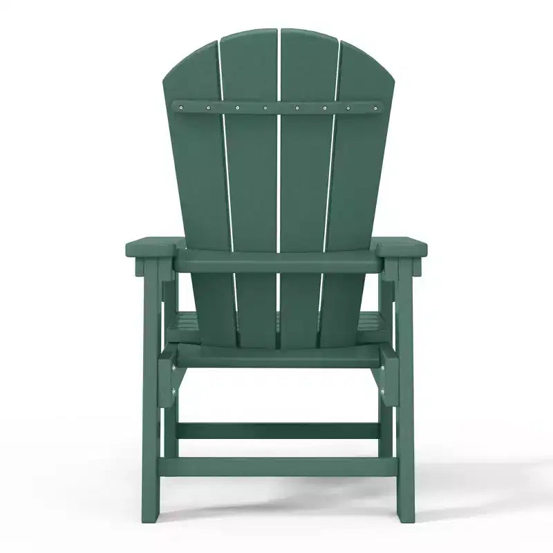 WestinTrends Malibu Kids Outdoor Adirondack Plastic Patio Chair (Set of 2)