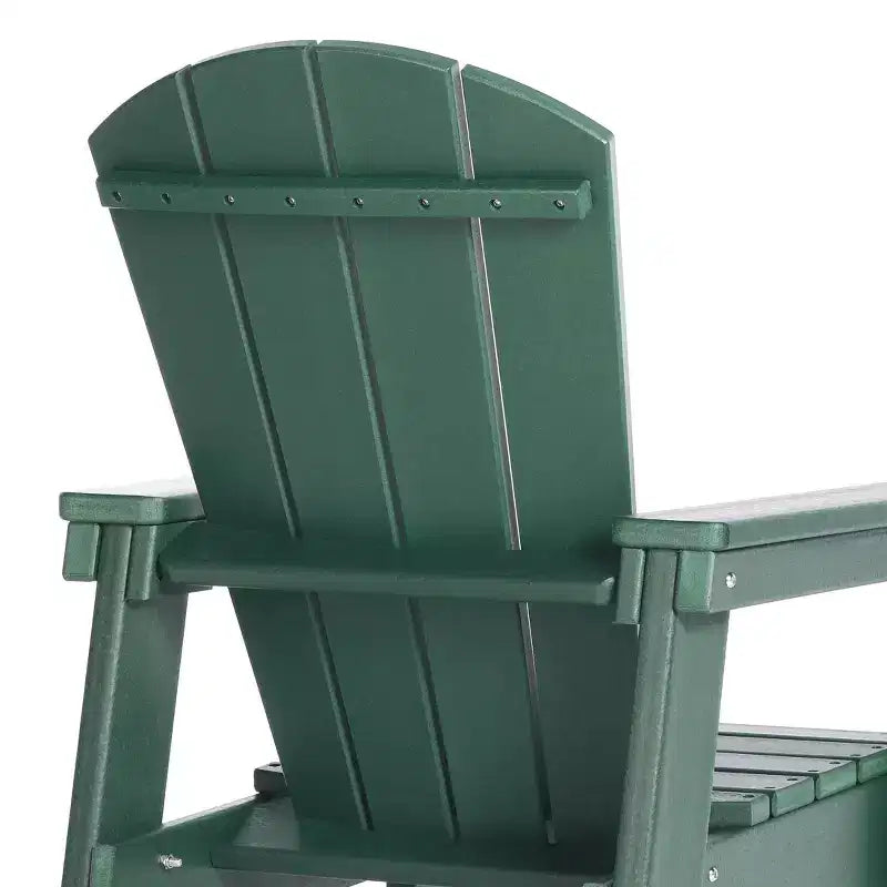 WestinTrends Malibu Kids Outdoor Adirondack Plastic Patio Chair (Set of 2)