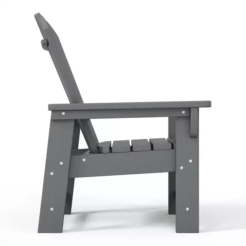 WestinTrends Malibu Kids Outdoor Adirondack Plastic Patio Chair (Set of 2)