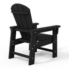 WestinTrends Malibu Kids Outdoor Adirondack Plastic Patio Chair (Set of 2)