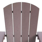 WestinTrends Malibu Sedia da Giardino per Bambini in Plastica per Esterni, Stile Adirondack (Confezione da 4)
