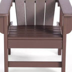 WestinTrends Malibu Sedia da Giardino per Bambini in Plastica per Esterni, Stile Adirondack (Confezione da 4)