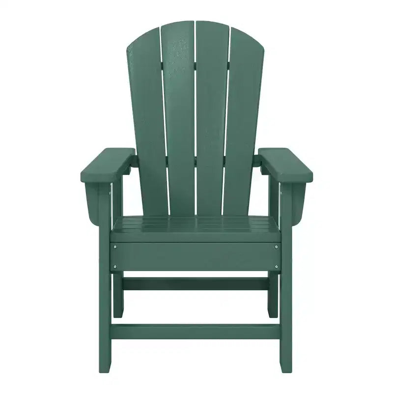 WestinTrends Malibu Sedia da Giardino per Bambini in Plastica per Esterni, Stile Adirondack (Confezione da 4)