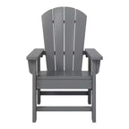 WestinTrends Malibu Sedia da Giardino per Bambini in Plastica per Esterni, Stile Adirondack (Confezione da 4)