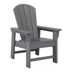 WestinTrends Malibu Sedia da Giardino per Bambini in Plastica per Esterni, Stile Adirondack (Confezione da 4)