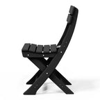WestinTrends Malibu HDPE Sedia Pieghevole Moderna da Esterno per Patio