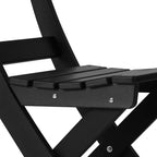 WestinTrends Malibu HDPE Sedia Pieghevole Moderna da Esterno per Patio