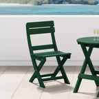 WestinTrends Malibu HDPE Sedia Pieghevole Moderna da Esterno per Patio