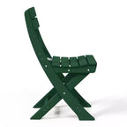 WestinTrends Malibu HDPE Sedia Pieghevole Moderna da Esterno per Patio