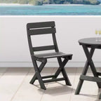 WestinTrends Malibu HDPE Sedia Pieghevole Moderna da Esterno per Patio