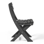 WestinTrends Malibu HDPE Sedia Pieghevole Moderna da Esterno per Patio