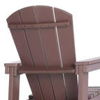 WestinTrends Malibu Set Sedia Adirondack per Bambini da Esterno in HDPE a 2 Pezzi con Tavolino Quadrato
