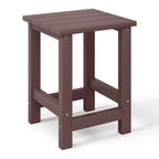 WestinTrends Malibu Set Sedia Adirondack per Bambini da Esterno in HDPE a 2 Pezzi con Tavolino Quadrato