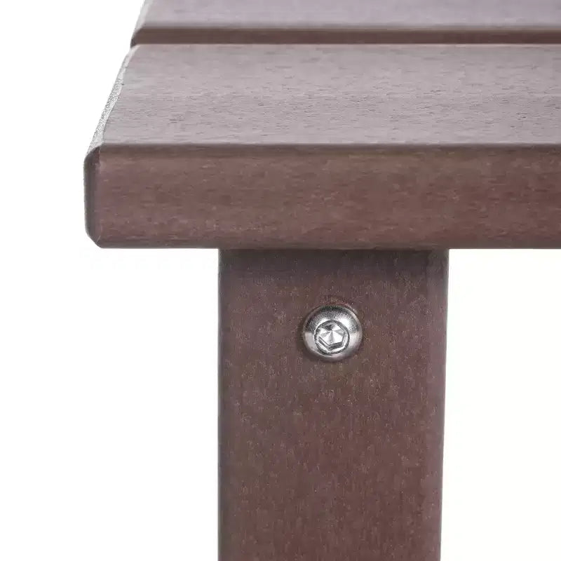 WestinTrends Malibu Set Sedia Adirondack per Bambini da Esterno in HDPE a 2 Pezzi con Tavolino Quadrato