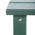WestinTrends Malibu Set Sedia Adirondack per Bambini da Esterno in HDPE a 2 Pezzi con Tavolino Quadrato
