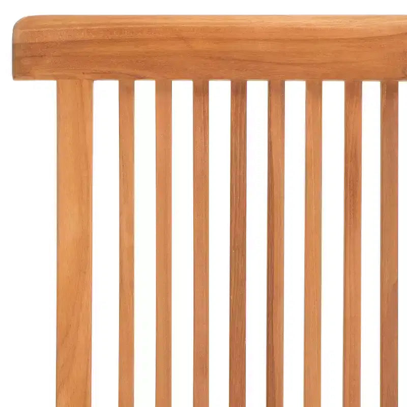 Holly Solid Teak Folding Chair Indoor/Outdoor (Set of 2) - PAT6503 - Natural - Safavieh