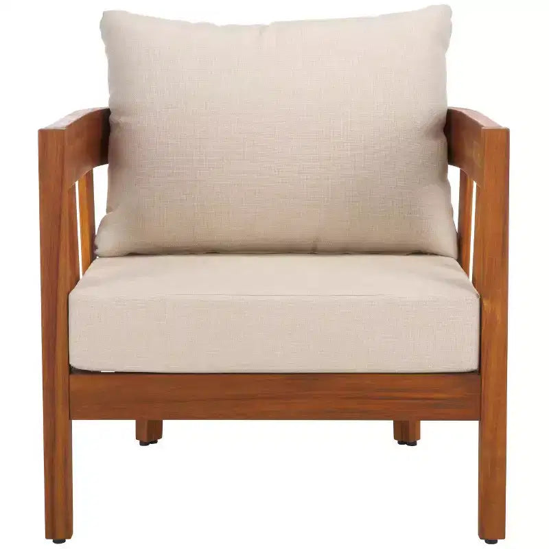 Sedia da giardino Owen per interni/esterni (Set di 2) - PAT7085 - Naturale/Tortora - Safavieh