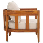 Sedia da giardino Owen per interni/esterni (Set di 2) - PAT7085 - Naturale/Tortora - Safavieh