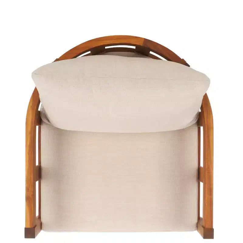 Sedia da giardino Owen per interni/esterni (Set di 2) - PAT7085 - Naturale/Tortora - Safavieh