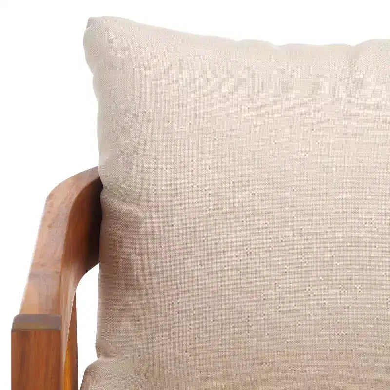 Sedia da giardino Owen per interni/esterni (Set di 2) - PAT7085 - Naturale/Tortora - Safavieh