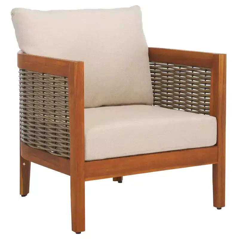 Sedia Amanda da patio per interni/esterni (set da 2) - PAT7089 - Naturale/Tortora - Safavieh