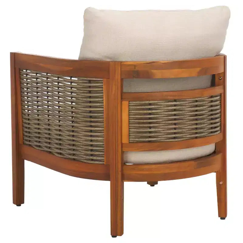 Sedia Amanda da patio per interni/esterni (set da 2) - PAT7089 - Naturale/Tortora - Safavieh