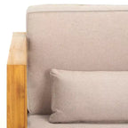 Crewe Chair W/ Cushions Indoor/Outdoor - PAT7323 - Natural/Light Grey - Safavieh