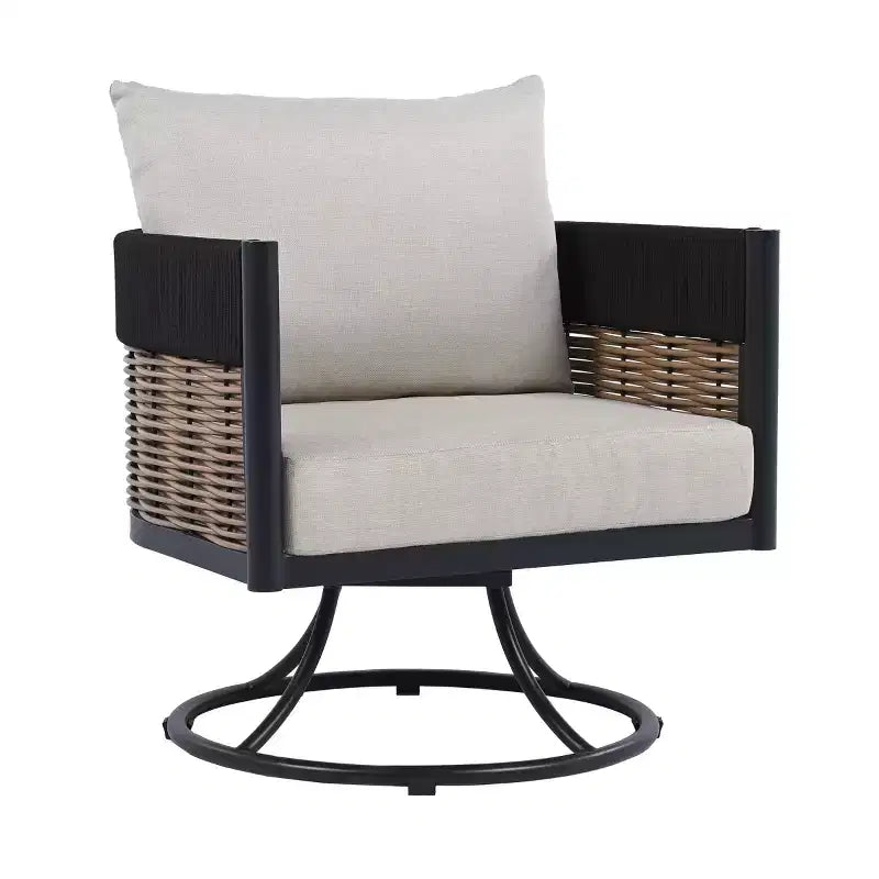 Poltrona girevole Harrison per interni/esterni - PAT7743 - Safavieh