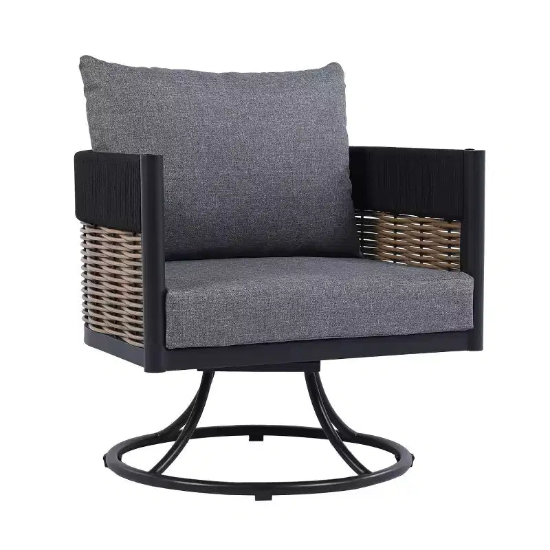 Poltrona girevole Harrison per interni/esterni - PAT7743 - Safavieh