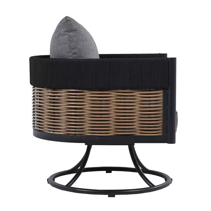 Poltrona girevole Harrison per interni/esterni - PAT7743 - Safavieh