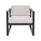 Christopher Knight Home Navan Outdoor Aluminum Club Chair with Cushions