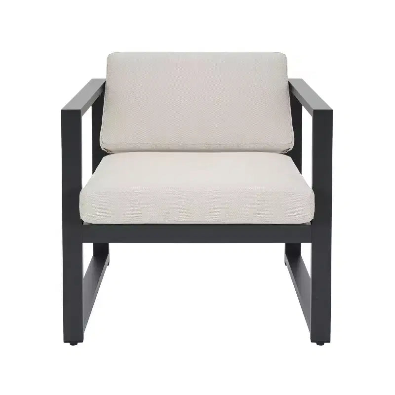 Christopher Knight Home Navan Outdoor Aluminum Club Chair with Cushions