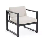 Christopher Knight Home Navan Outdoor Aluminum Club Chair with Cushions