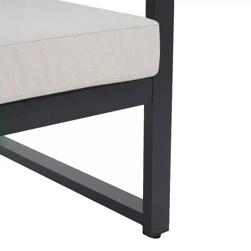 Christopher Knight Home Navan Outdoor Aluminum Club Chair with Cushions