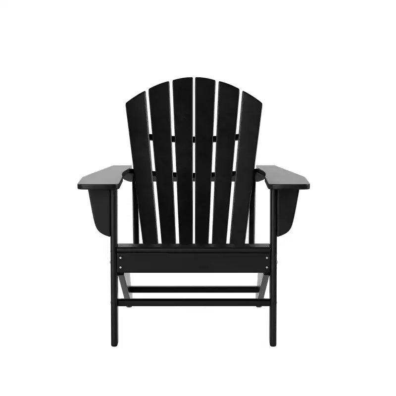WestinTrends Dylan Set da conversazione da 5 pezzi per patio da esterno con sedia Adirondack in HDPE e tavolino da caffè rotondo