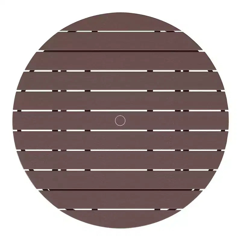 WestinTrends Dylan Set da conversazione da 5 pezzi per patio da esterno con sedia Adirondack in HDPE e tavolino da caffè rotondo