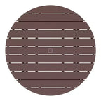 WestinTrends Dylan Set da conversazione da 5 pezzi per patio da esterno con sedia Adirondack in HDPE e tavolino da caffè rotondo